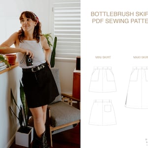 Bottlebrush Skirts Digital PDF Sewing Pattern