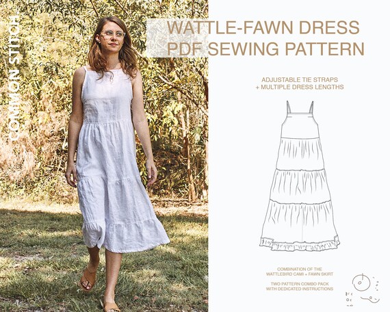 Conjunto vestidos Wattle-Fawn de costura PDF - Etsy México