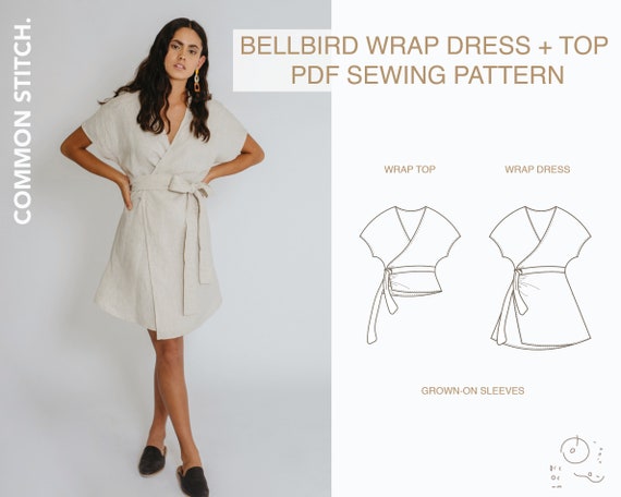 bellbird wrap dress
