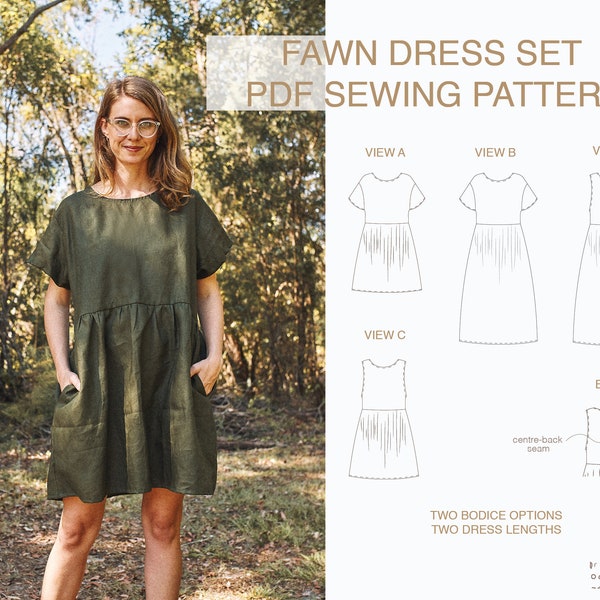 Fawn Dress Set Digital Sewing Pattern