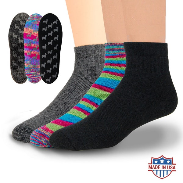 Alpaca Socks - Alpaca Blend Super Comfort Support Fashionable and Attractive Lightweight Lovely Slipper Socks for Men and Women