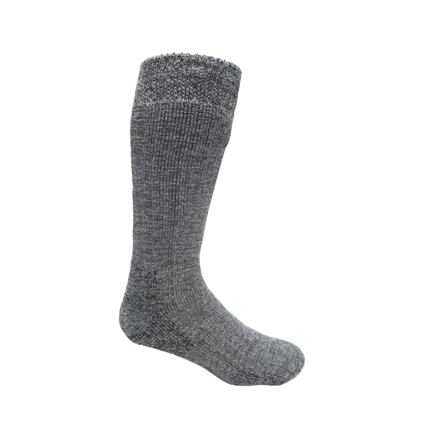 Alpaca Socks - Winter Extra Heavy Boot Length Super Comfort Fashionable and Attractive Lightweight Sock for Men & Women (Gray)