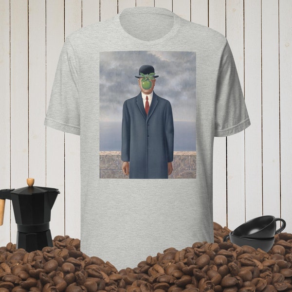 Son of Man Magritte Painting Unisex T-Shirt Gift for Artists