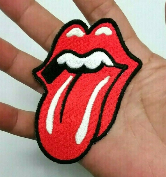 The Rolling Stones Patch Us Flag Tongue Band Logo Nouveau Officiel Iron On