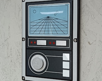 Sci-Fi Control Panel display / 3d prop Replica / futuristic spaceship wall art