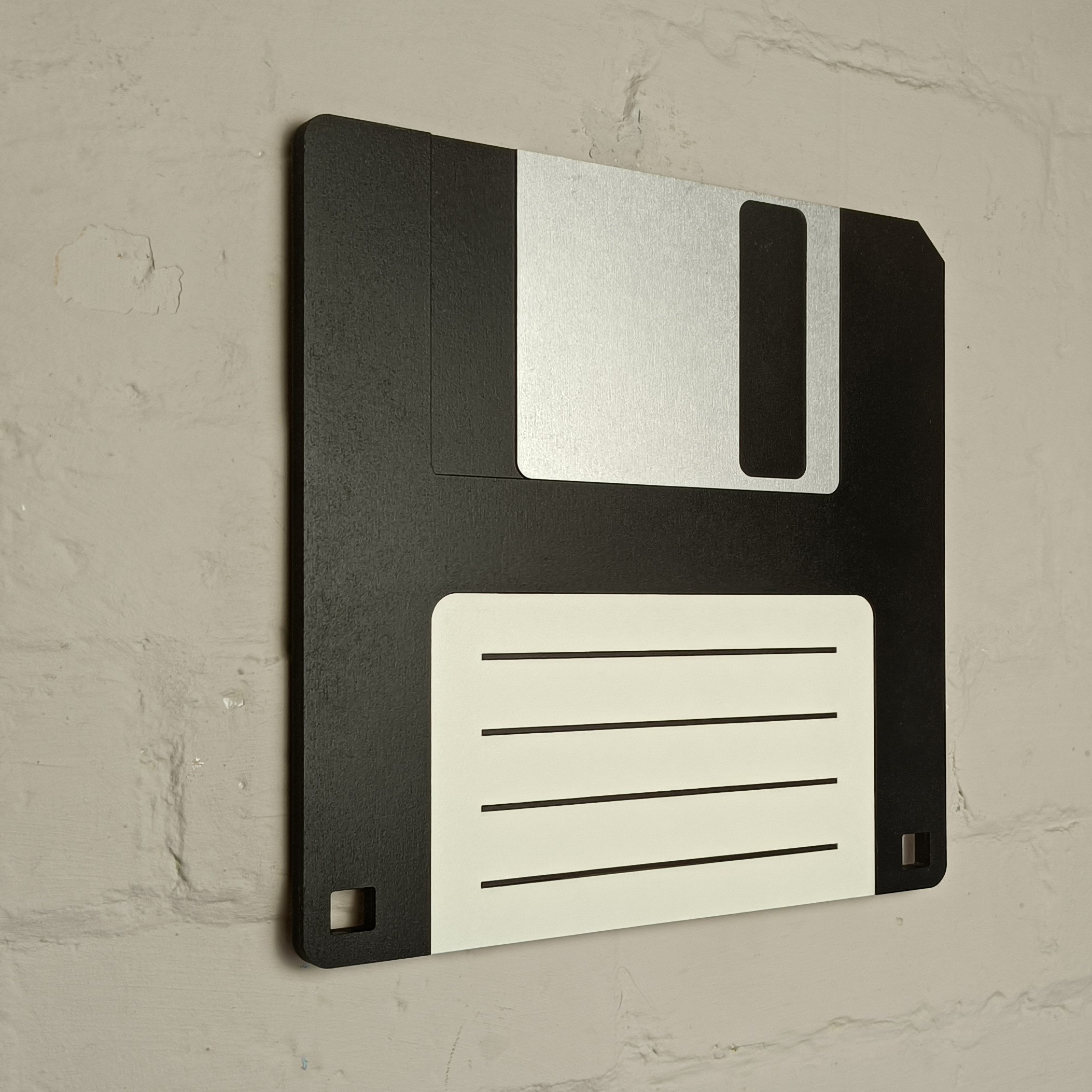 Large Personalised 3D 3.5 Inch Floppy Disk Wall Hanging - Etsy UK