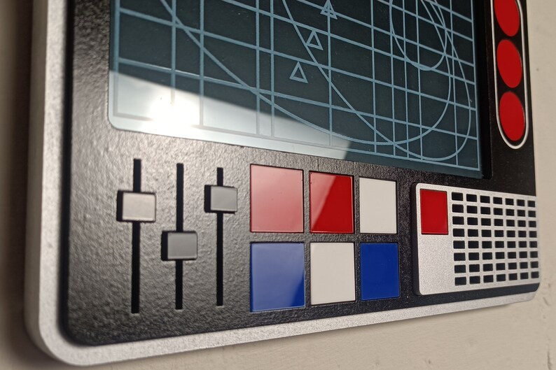 Sci-fi Telemetry Panel: 3D Prop Replica With Acrylic Display - Etsy UK