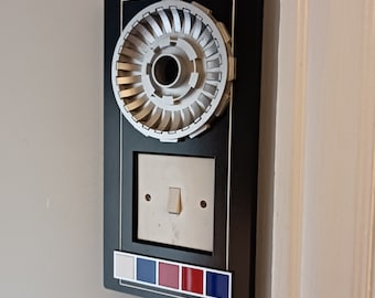 Scifi inspired single light switch Control Panel / 3d Prop Replica / Sci-Fi wall art