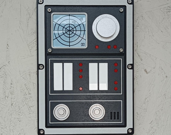 Sci-Fi Control Panel / 3d prop Replica / futuristic spaceship wall art