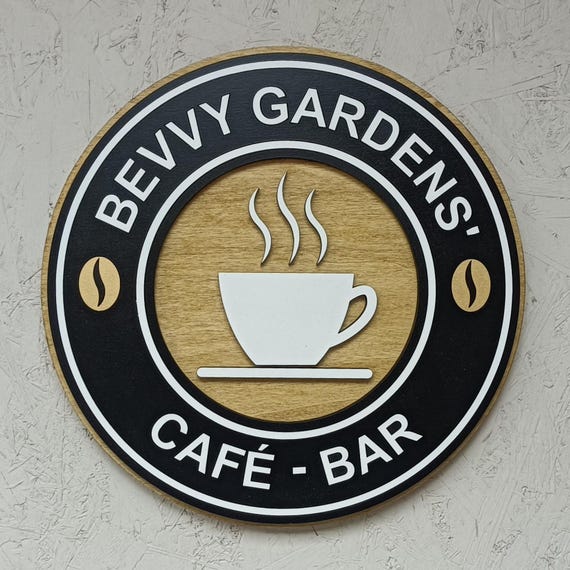 Personalised Cafe Sign