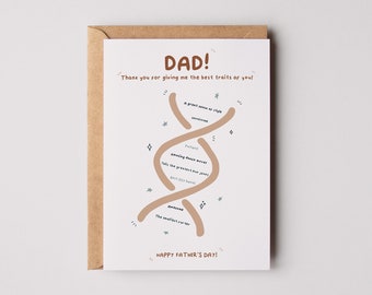 Dad Fathers Day card | Card for Dad | Card for him | Gift for Dad | First Fathers Day Card | Cute Happy Fathers Day Card | Card from Son