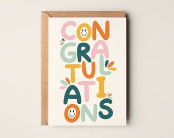 Congratulations Card | Encouragement Card | Degree Graduation Exam Cards | Proud of you Cards | Well Done | Promotion card | New Job Card