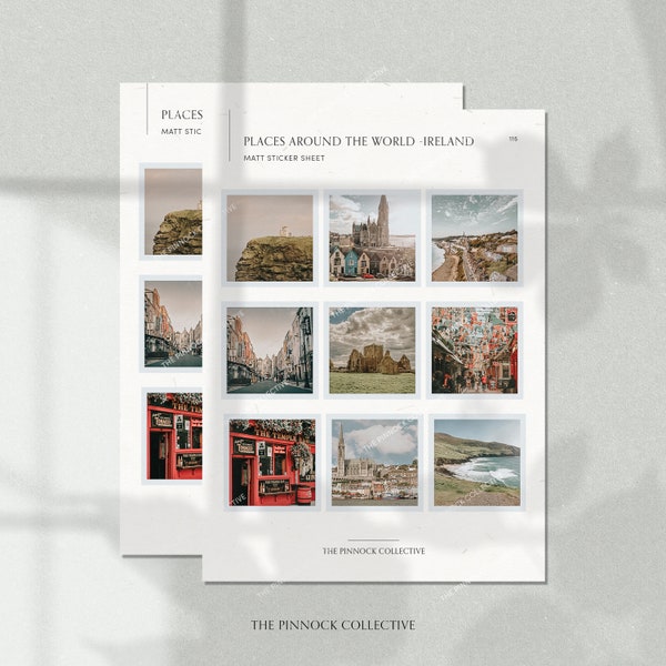 Ireland Scrapbook Stickers Etsy