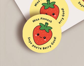 Personalised Teacher Stickers | Well done stickers | School Teacher Stickers | Teacher reward Stickers | Pun Teacher Stickers | Teacher gift