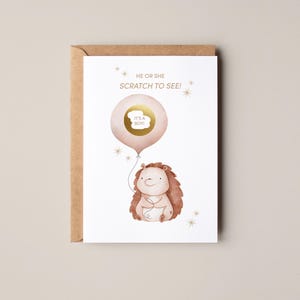 à gratter selon le sexe du garçon ou de la fille | carte à gratter pour révéler le genre | Surprise de sexe pour baby shower | Annonce du sexe du bébé