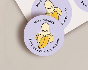 Personalised Teacher Stickers | Well done stickers | School Teacher Stickers | Teacher reward Stickers | Pun Teacher Stickers | Teacher gift