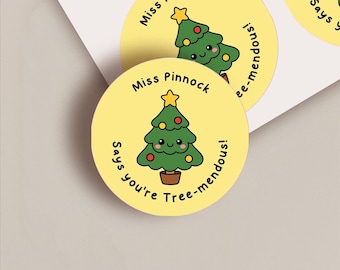 Personalised Teacher Stickers | Well done stickers | School Teacher Stickers | Teacher reward Stickers | Pun Teacher Stickers | Teacher gift