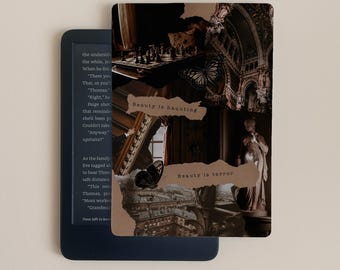 Dark Academia Kindle Paperwhite Hülle | Kindle Zubehör | Zubehör für Kindle | Bookish Case Einsätze | E-Reader Einlagen | Bücher