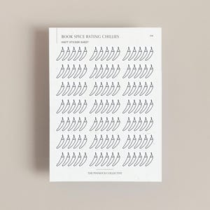 Stickers d'annotation de livre | Autocollants d'évaluation | Livre d'épices | note de charbon Sticker | Sticker pour agenda | Stickers pour carnet de lecture | Stickers froids