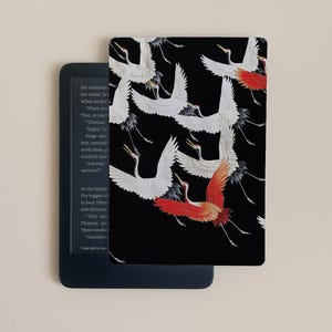 Japanese Birds themed Kindle Paperwhite Case Insert | Kindle Accessories | Accessories for Kindle | Bookish Case inserts | E-reader inserts