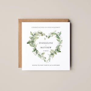 carte de fiançailles personnalisée | Félicitations | Carte Mr et Mme | Fiançailles personnalisées | Vous êtes fiancé | Félicitations pour vos fiançailles