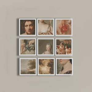 Pack d'autocollants de collection d'art de la Renaissance, parfait pour la journalisation et le scrapbooking, correspondant, autocollants de peinture de la Renaissance, autocollants classiques