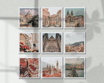 Prague Sticker Pack, perfect for journaling and scrapbooking, Journaling stickers, scrapbooking stickers, location and travel stickers