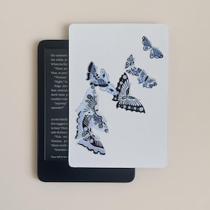 Blue Butterflies Paperwhite Case Insert | Kindle Accessories | Accessories for Kindle | Bookish Case inserts | E-reader inserts | Books