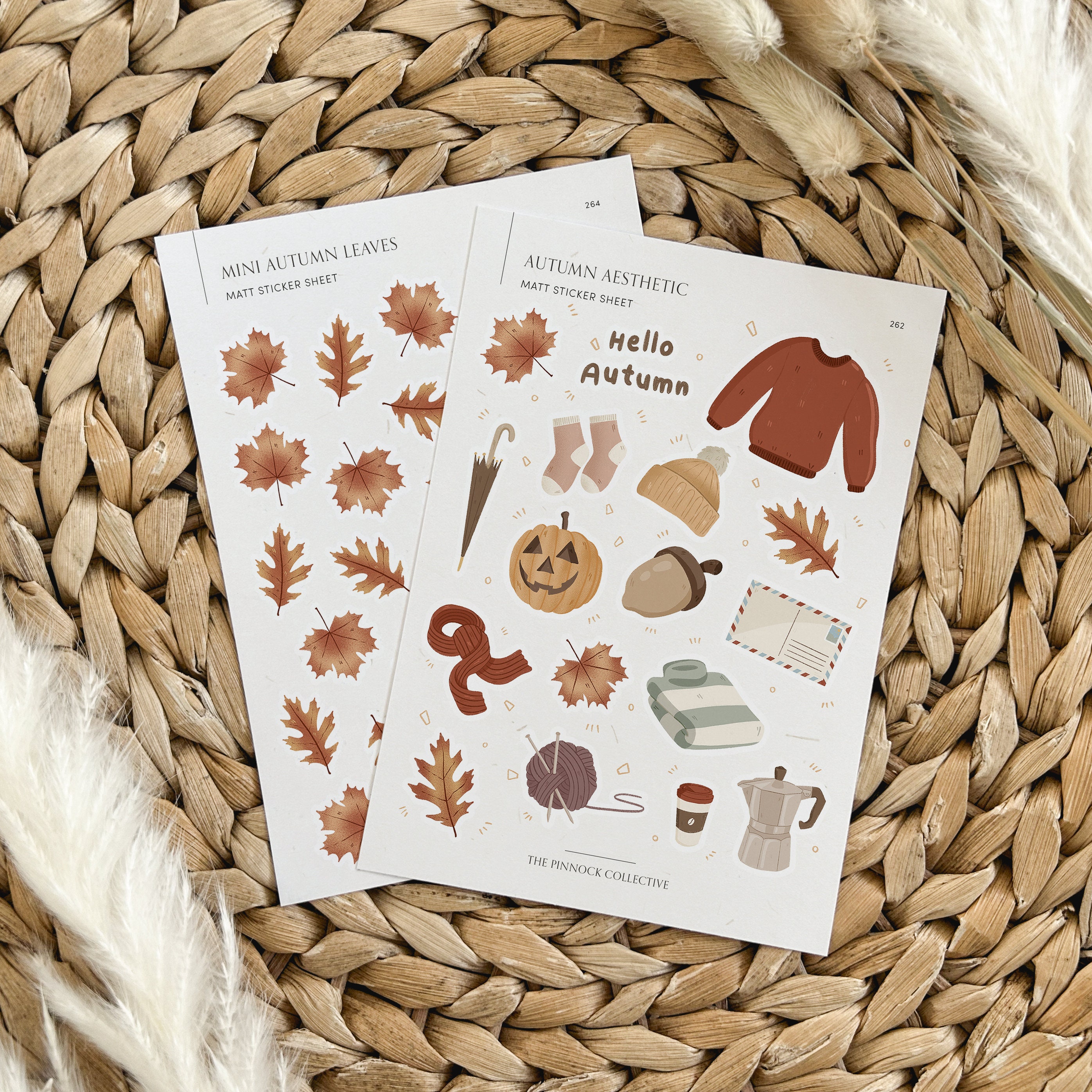 Fall Sticekrs Autumn & Fall Sticker Sheet Bundle | Seasonal Journalling | Autumn ...