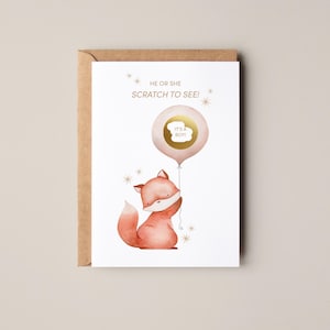 à gratter selon le sexe du garçon ou de la fille | carte à gratter pour révéler le genre | Surprise de sexe pour baby shower | Annonce du sexe du bébé