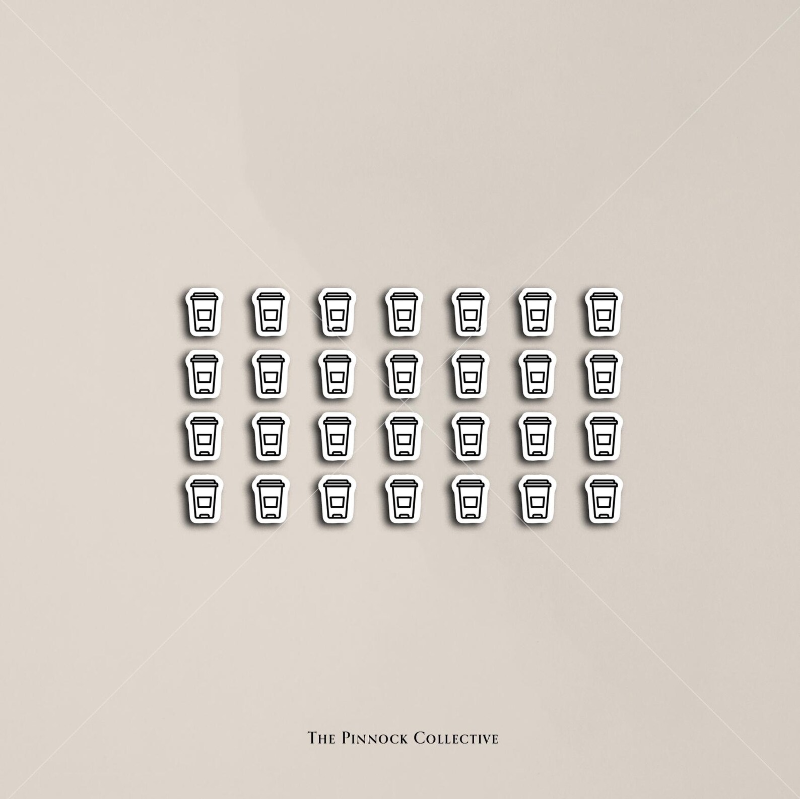 Single Mini Icons Stickers Sheet | Functional Planner Stickers | Trash ...