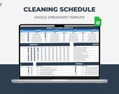 Cleaning Schedule Checklist | Digital Download | Printable | Weekly, Monthly, Yearly Checklist | Cleaning Planner | House Chore List