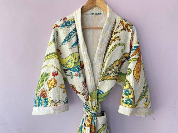 Cotton Kimono Women Wear Body Crossover Bridesmaid Dressing - Etsy