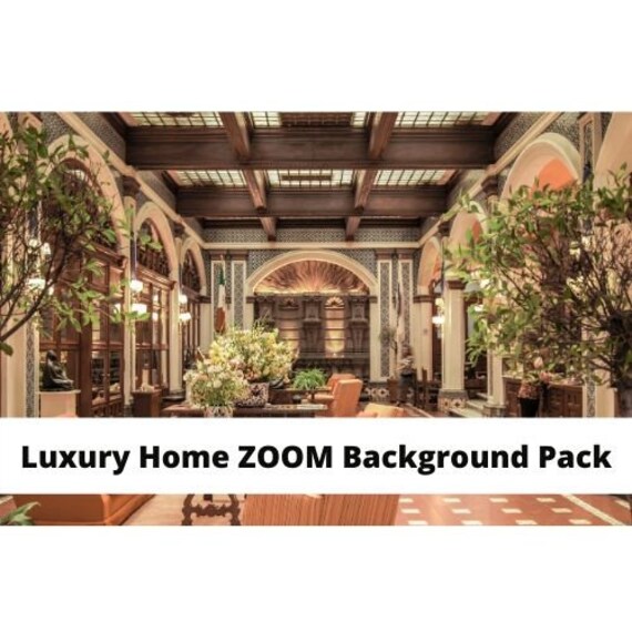 New Pack Of 12 2020 Zoom Luxury Home Background Instant Etsy - zoom virtual backgrounds roblox