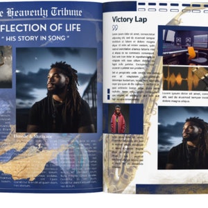 Musician Inspired Malcom 8 Page Obituary Template 8.5x11" - Etsy