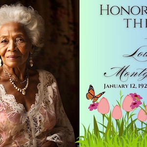 Classic Funeral Canva Video Slideshow Template for Memorial Service, Celebration of Life 27 PRE-DESIGNED SLIDES