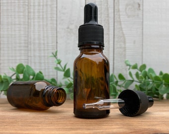 Download Amber Glass Dropper Bottle Etsy