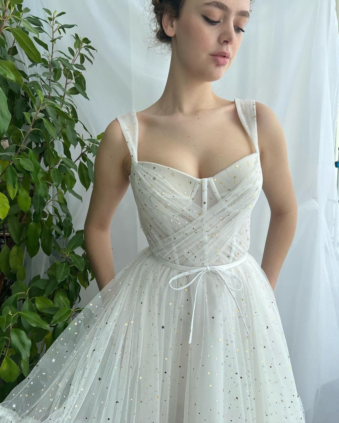 Plus size deals bling wedding dresses