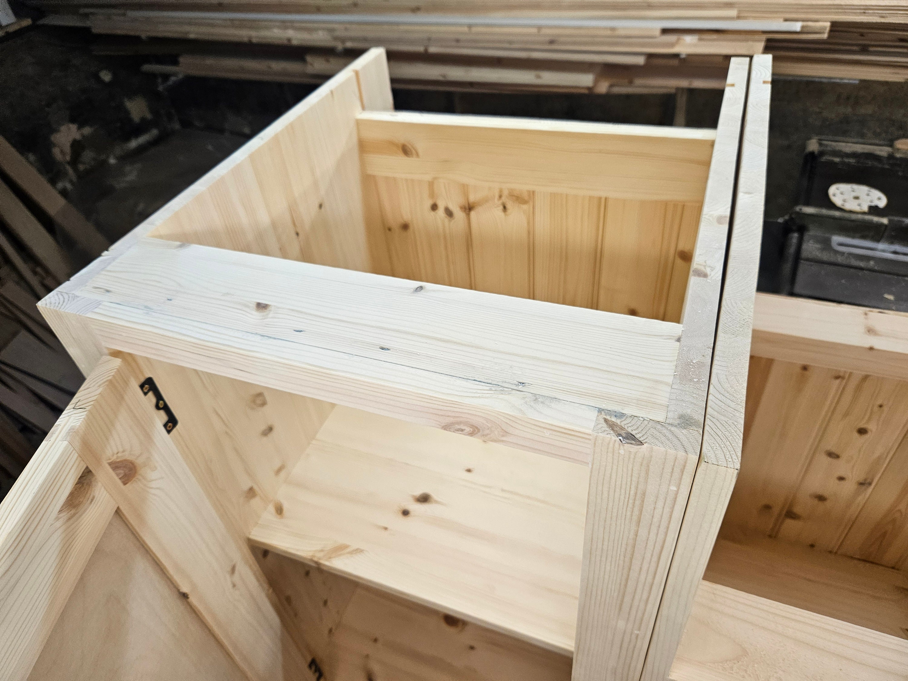 Handmade Real Wood Kitchen Cabinets - Etsy