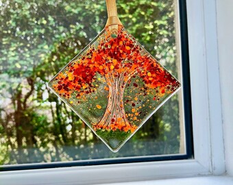 Fused Glass Flowers Etsy