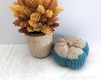 Knit Pumpkin Decoration, Housewarming Gift