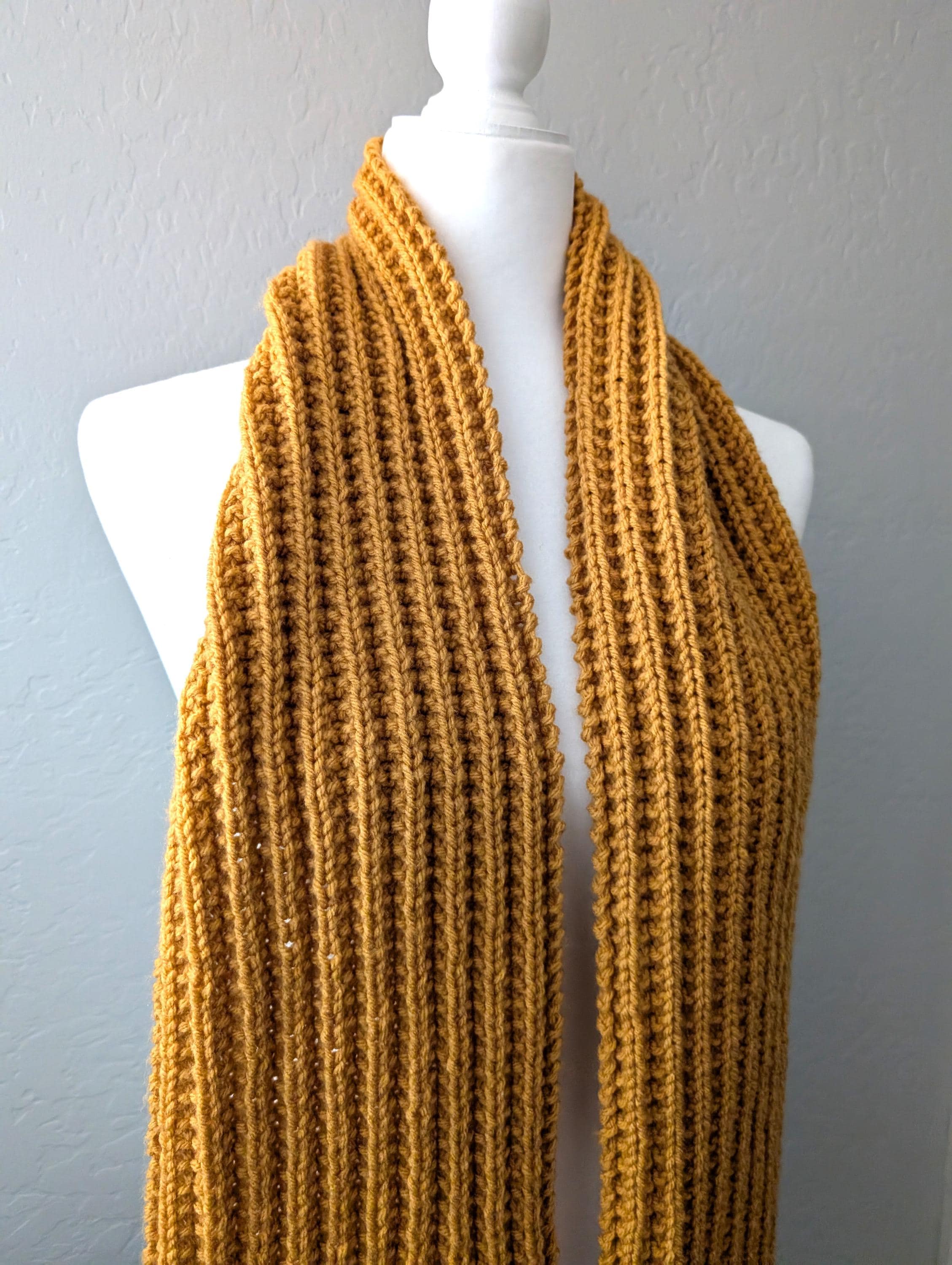 Yellow Knit Scarf, Cozy Soft Scarf, Handmade Accessory - Etsy