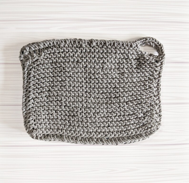 Kitchen Accessory Housewarming Gift Handmade Trivet Knit Cotton Potholders Trivet Set of 3 Ready to Ship Hostess Gift Kitchen Hot Pad