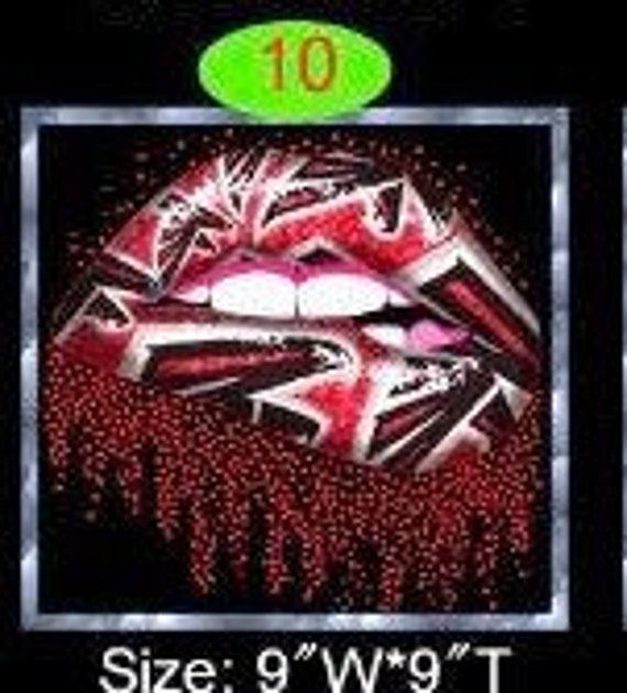 Iron On Rhinestone Transfer /"Atlanta Falcons/" Hotfix 4/" x 4/"