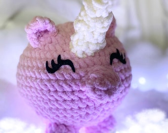 Crochet Kawaii Unicorn | handmade unicorn | unicorn plush giant stuffed animal