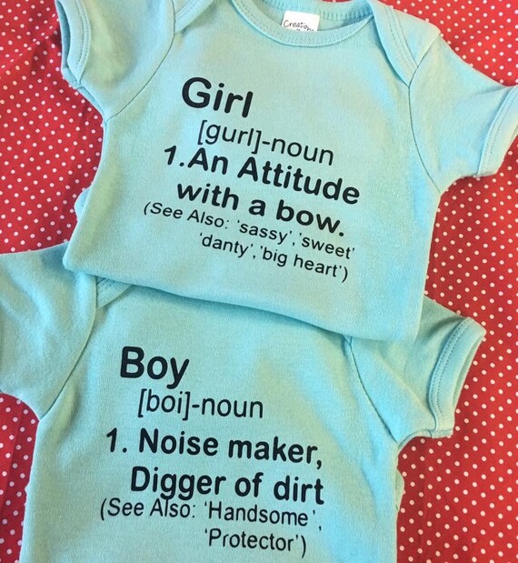 GIRL and BOY Dictionary Description Cut Files Etsy