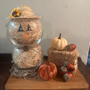 scarecrow tabletop decor