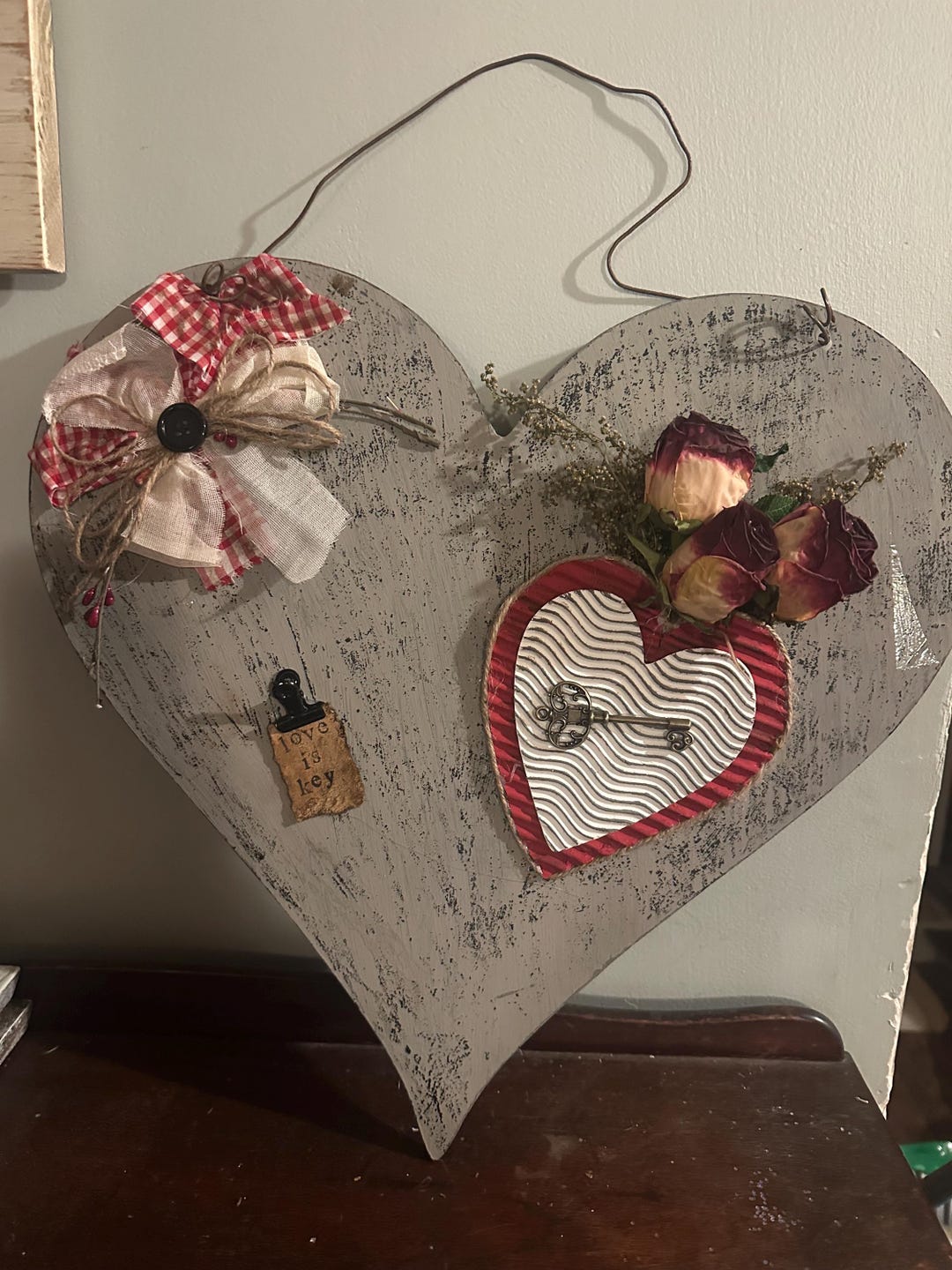 Hanging Heart Decor - Etsy