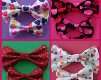 Heart bows