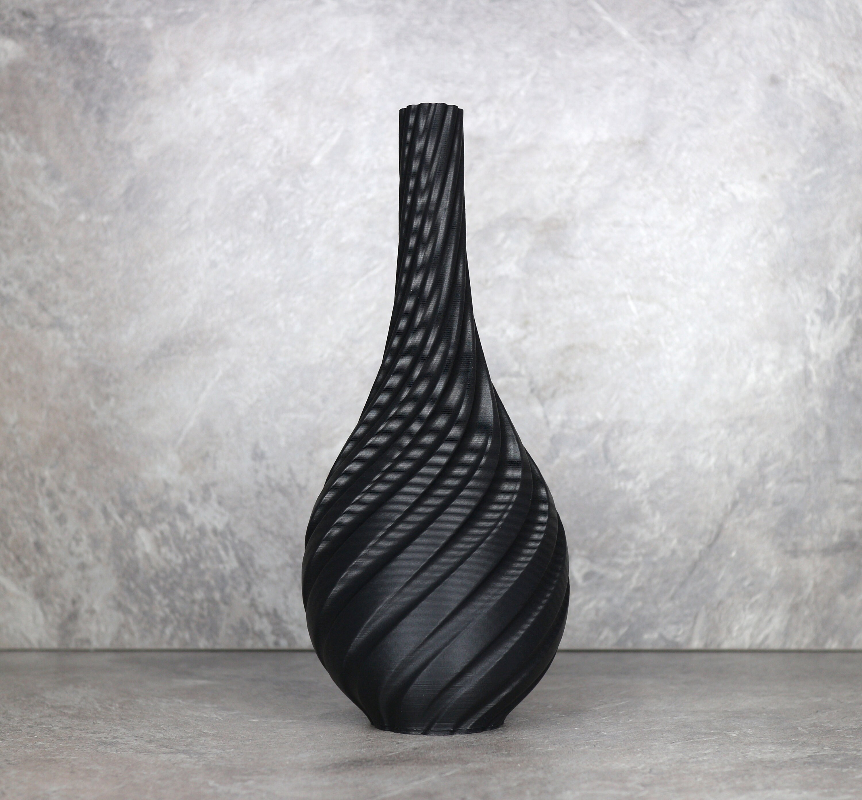 Multisize Pampas Vase a 2060cm Small Black Vase or Tall Etsy